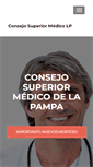 Mobile Screenshot of consejomedicolp.org.ar